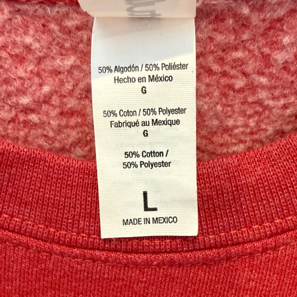 Red Graphic Sweater - Picture 3 of 6